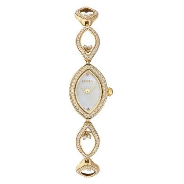 Titan Nebula Quartz Analog 18 Karat Solid Gold Watch for Women - image number 0