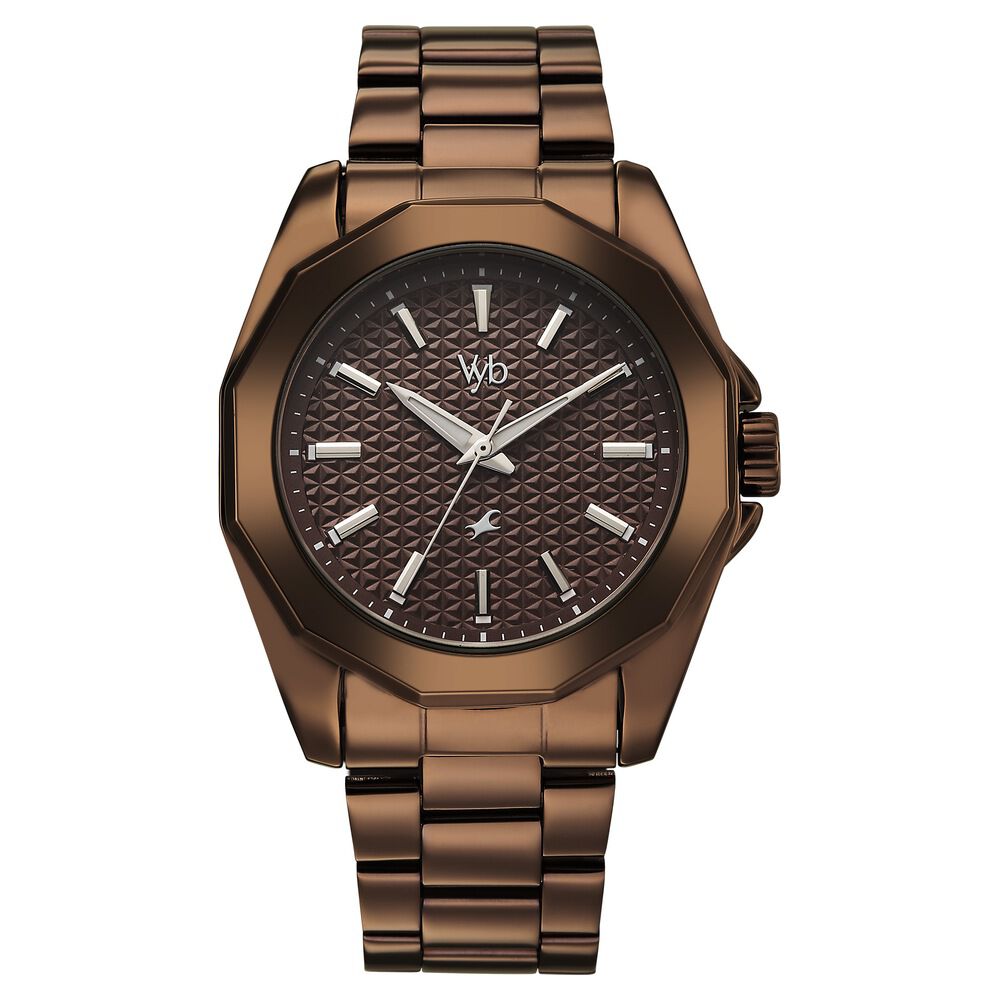 ※あすか※スウィングベル(ブラウン) Buy Online Vyb Challenger By Fastrack Quartz Analog Brown Dial