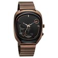 Fastrack UFO Quartz Multifunction Black Dial Brown Stainless Steel Strap Watch For Guys - image number 1