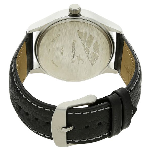 Fastrack Quartz Analog Black Dial Leather Strap Watch for Guys - image number 3