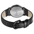Sonata Play Black Dial Women Watch With Leather Strap - image number 3