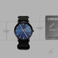 Fastrack 9 to Fine Analog with Blue Dial Nato Strap Watch for Guys - image number 3