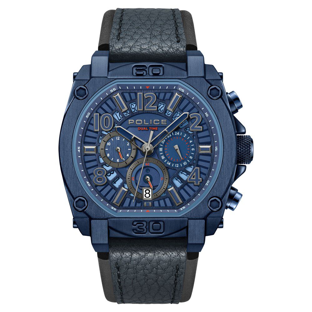 Police twin shop gear watch