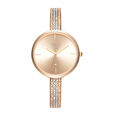 Fastrack Vyb Starlet Quartz Analog Black Dial Metal Strap Watch for Girls