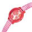Sonata Dot to Dot Pink Dial Leather Strap Watch for Women - image number 2