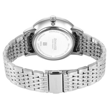 Sonata Wedding Quartz Analog Green Dial Stainless Steel Strap Watch For Men