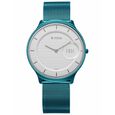 Titan Edge Murals Quartz Analog White Dial Blue Stainless Steel Strap Watch For Men - image number 0