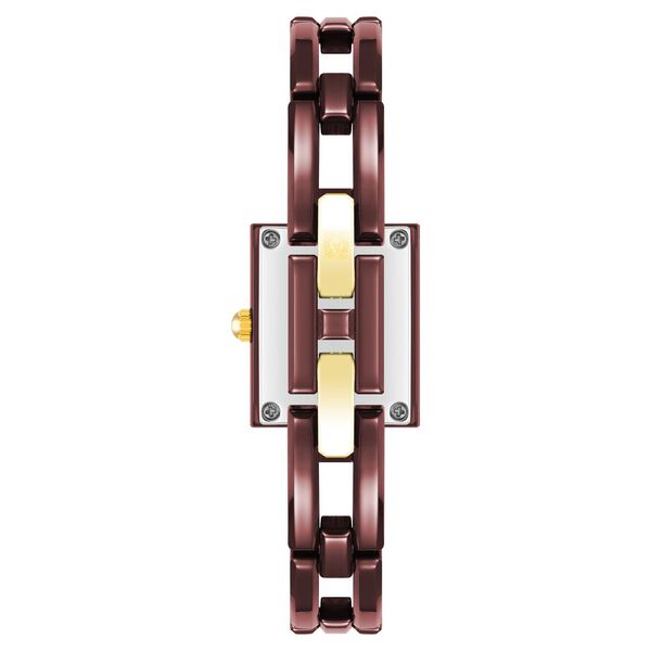 Anne Klein Quartz Analog Brown Dial Brown Ceramic Strap Watch For Women - image number 2