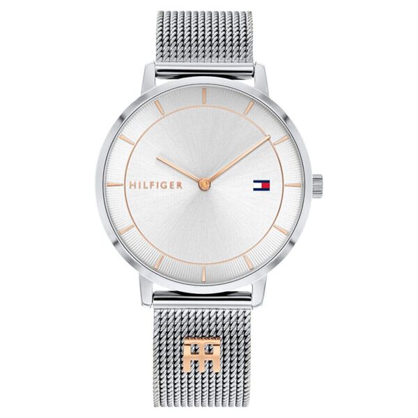 Tommy Hilfiger Quartz Analog White Dial Stainless Steel Strap Watch for Women - image number 0