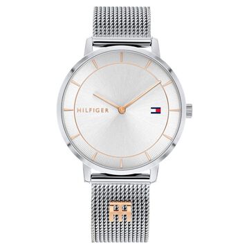Tommy Hilfiger Quartz Analog White Dial Stainless Steel Strap Watch for Women