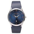 Police Quartz Analog Blue Dial Leather Strap Watch for Men - image number 0