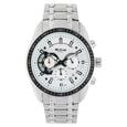 Titan Octane Quartz Chronograph White Dial Silver Stainless Steel Strap Watch For Men - image number 0