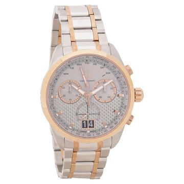 Xylys Quartz Chronograph Grey Dial Two Toned Stainless Steel Strap Watch For Men