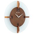 Titan Wood & Glass Fusion Wall Clock - 32 cm x 32 cm (Medium) - image number 2