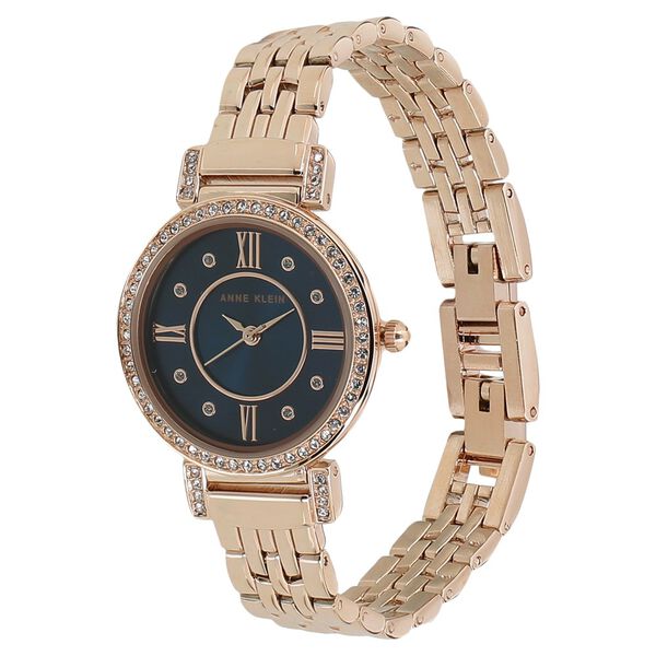 Anne Klein Quartz Analog Blue Dial Metal Strap Watch for Women - image number 1