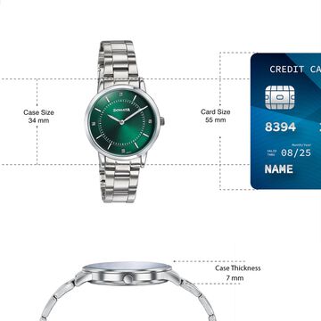 Sonata Soulmates Forest Green Dial Couple Watch
