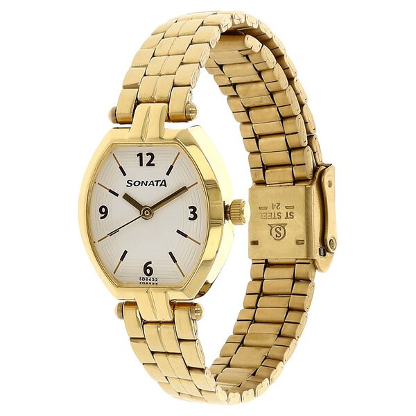 Sonata Wedding Silver Dial Women Watch With Stainless Steel Strap - image number 1