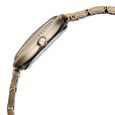 Vyb Aura By Fastrack Quartz Analog Khaki Dial Brown Stainless Steel Strap Watch For Girls - image number 5
