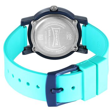 Sonata Splash Green Dial Women Watch With Plastic Strap