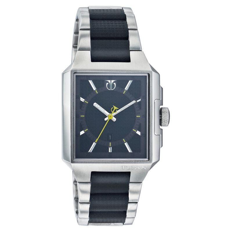 Titan Analog with Date Stainless Steel Strap Watch for Men