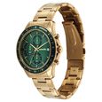 Sonata Chronos Quartz Analog with Date Green Dial Golden Colour Stainless Steel Strap Watch For Men - image number 2