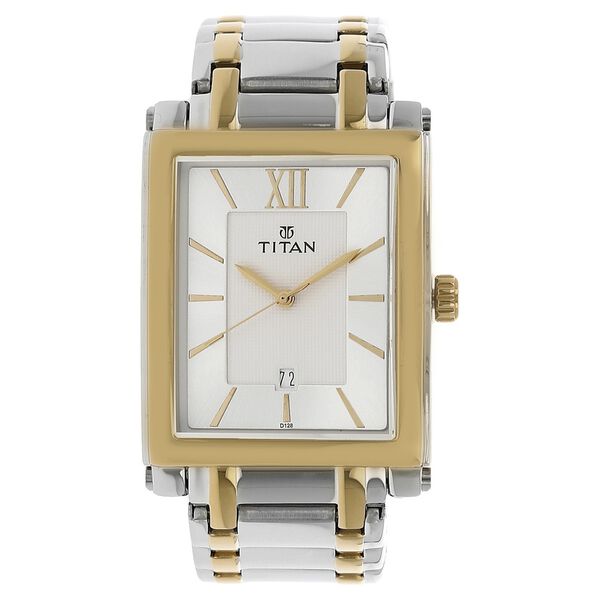 Titan Regalia White Dial Analog with Date Stainless Steel Strap watch for Men - image number 0