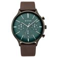 Titan Quartz Multifunction Green Dial Leather Strap Watch for Men - image number 1