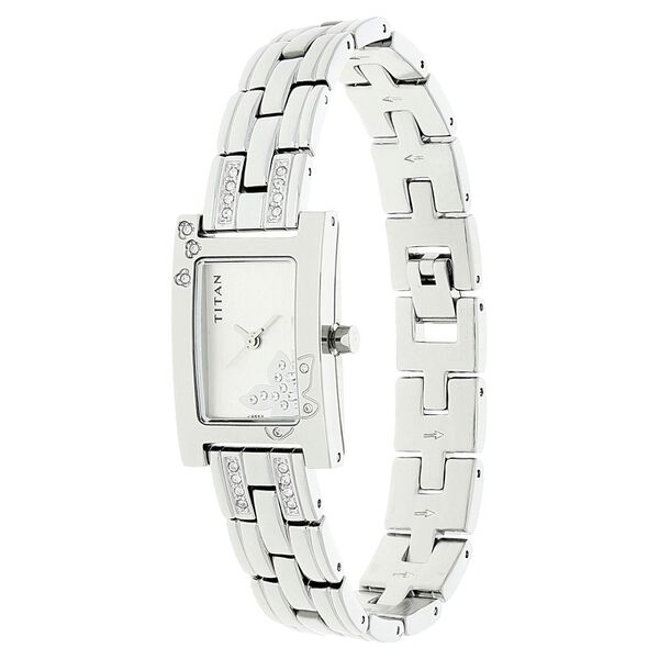 Titan Raga Silver Dial Analog Metal Strap Watch for Women - image number 1