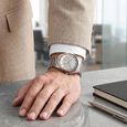 Titan Regalia Opulent Offset Second Hand White Dial Rose Gold Bimetal Strap Watch For Men - image number 7