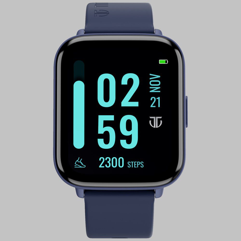 Buy Online Titan Smart Watch Silicone Blue Strap watch for Unisex