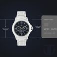Titan Blue Dial Quartz Multifunction Stainless Steel Strap watch for Men - image number 2