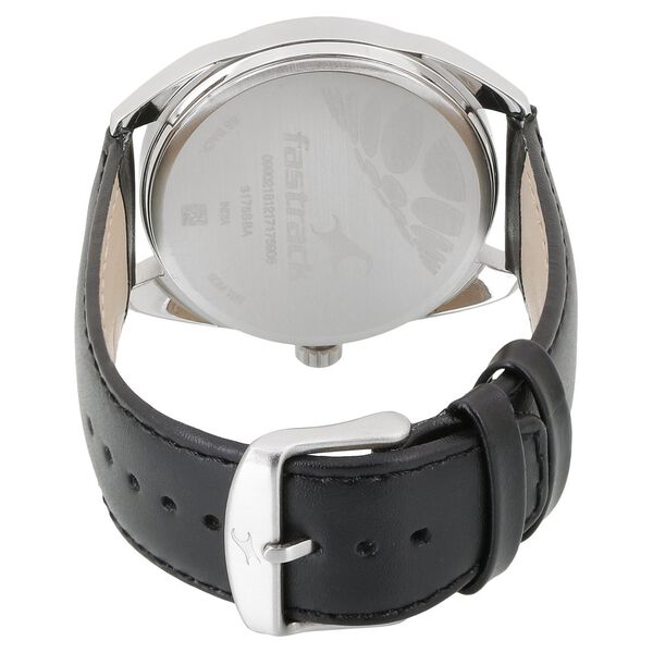 Fastrack Varsity Quartz Analog Grey Dial Leather Strap Watch for Guys - image number 3