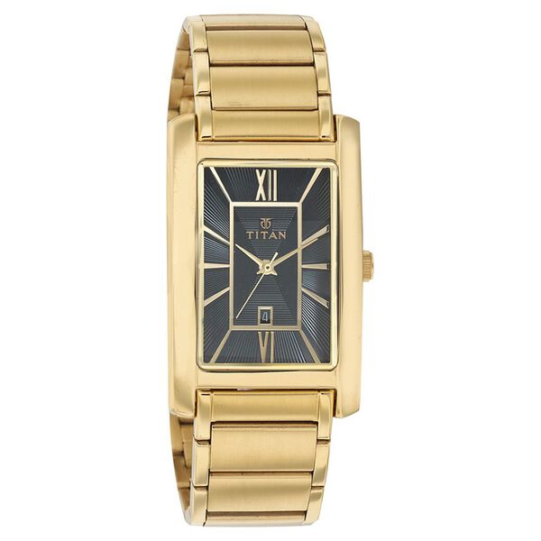Titan Quartz Analog with Date Black Dial Watch for Men - image number 0