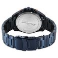 Octane Velocity Sporty Blue Dial Round Blue And Rose Gold Steel Watch For Men - image number 6