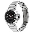 Tommy Hilfiger Quartz Analog with Date Black Dial Metal Strap Watch for Men - image number 1
