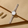 Poze By Sonata Quartz Analog Mother of Pearl Dial Two Toned Metal Strap Watch For Women - image number 0