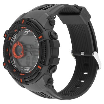 SF Digital Dial Plastic Strap Watch for Men
