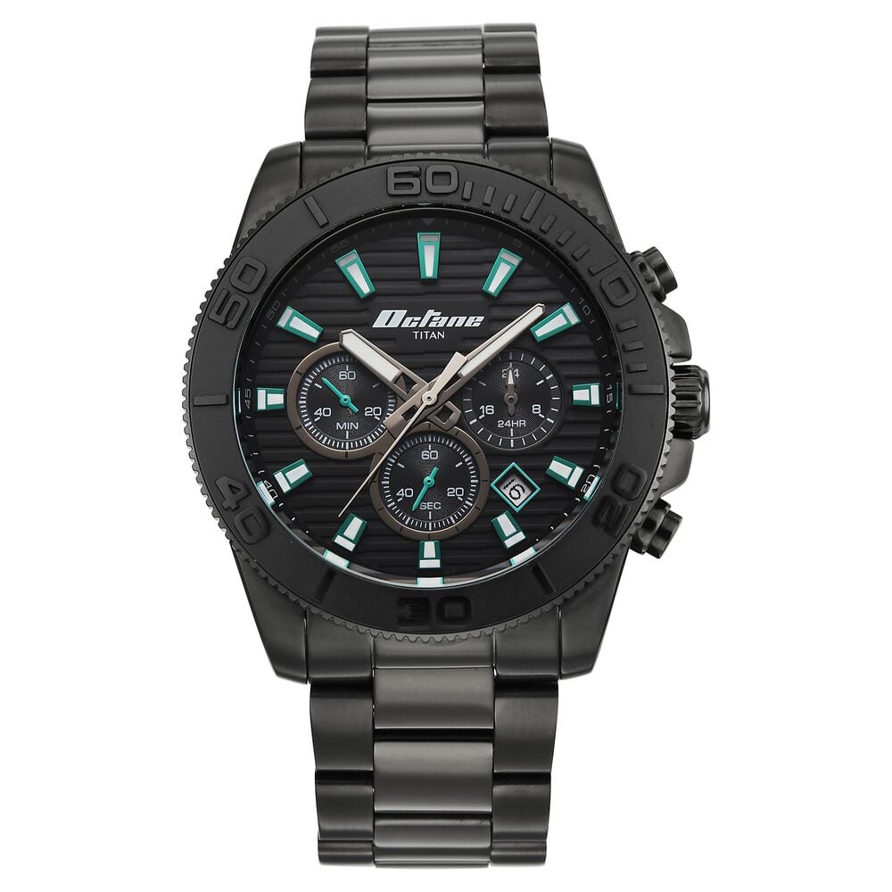 titan Octane Fashion Accendo Chronograph with Knurled Bezel & Lume Hands for Men-picture-16