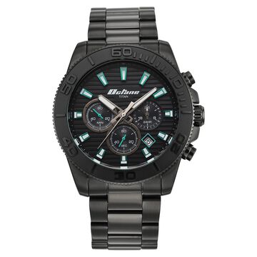 Octane Fashion Accendo Chronograph with Knurled Bezel & Lume Hands for Men