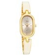 Vyb Diva By Fastrack Quartz Analog Off White Dial Golden Metal With Enamel Fill Strap Watch For Girls - image number 1