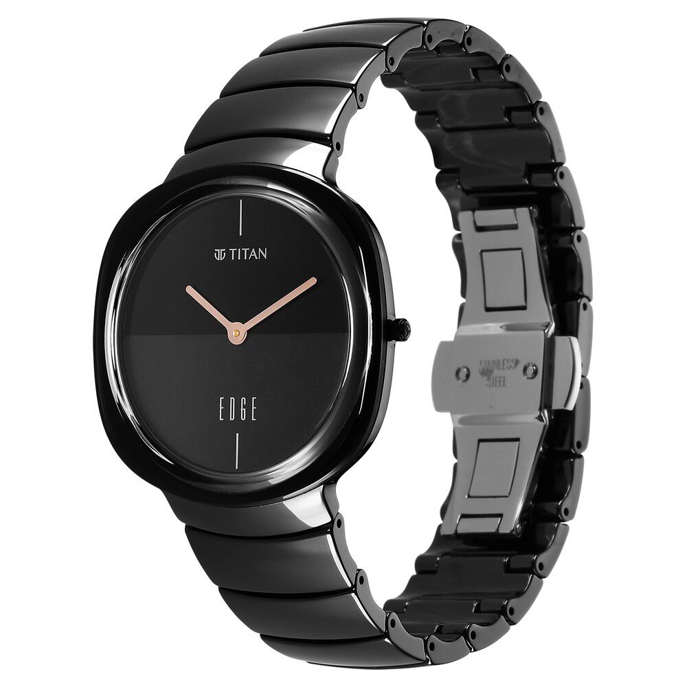 Titan edge hotsell black watch price