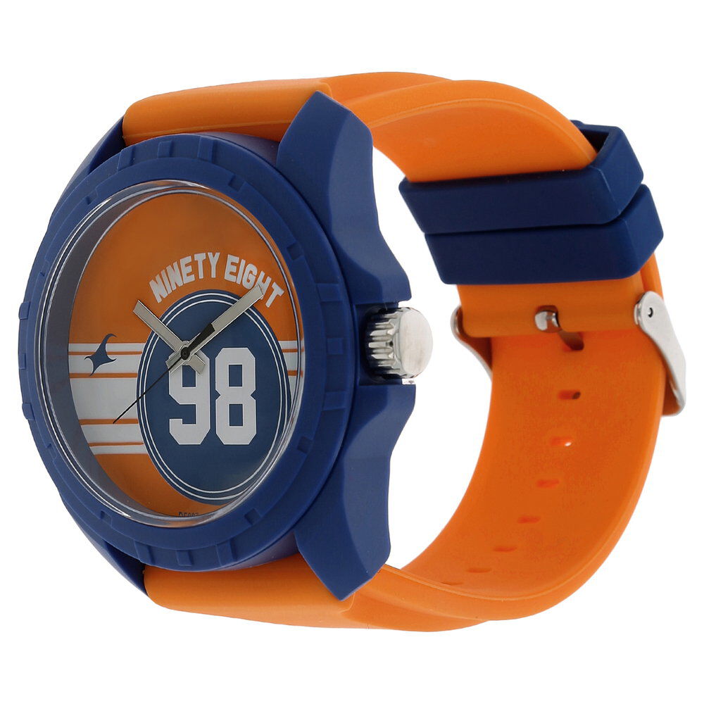 Fastrack orange strap watch outlet