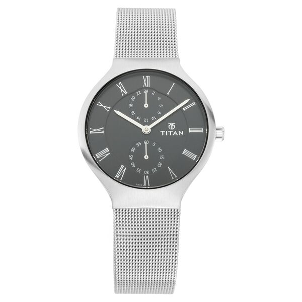 Titan Workwear Black Dial Quartz Multifunction Metal Strap watch for Women - image number 1