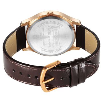 Sonata Quartz Analog with Day and Date Brown Dial Watch for Men
