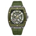 Kenneth Cole Automatic Green Dial Green Colour Silicone Strap Watch For Men - image number 0