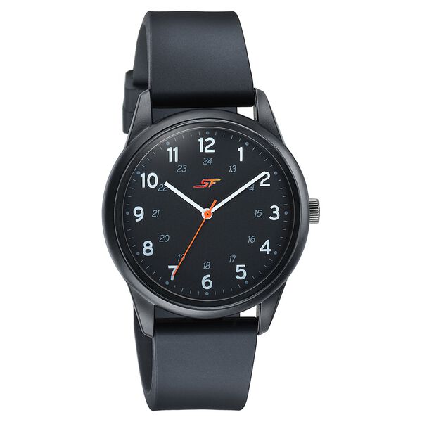 Sonata SF Field watch Quartz Analog Black Dial Black Silicone Strap Watch For Men - image number 1