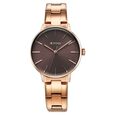 Titan TGIF Quartz Analog Brown Dial Rose Gold Stainless Steel Strap Watch for Women - image number 0
