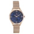 Titan Quartz Analog Rose Gold Dial Stainless Steel Strap Watch for Women
