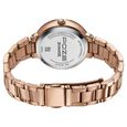Poze By Sonata Quartz Analog Pink Dial Rose Gold Metal Strap Watch For Women - image number 6