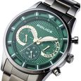 Police Quartz Multifunction Green Dial Stainless Steel Strap Watch for Men - image number 3